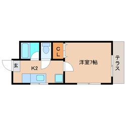 清水駅 徒歩14分 1階の物件間取画像